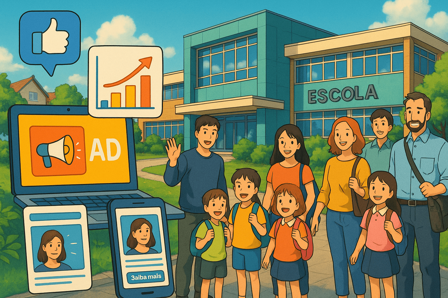 Tráfego pago para escolas como criar anúncios que realmente convertem em Curitiba