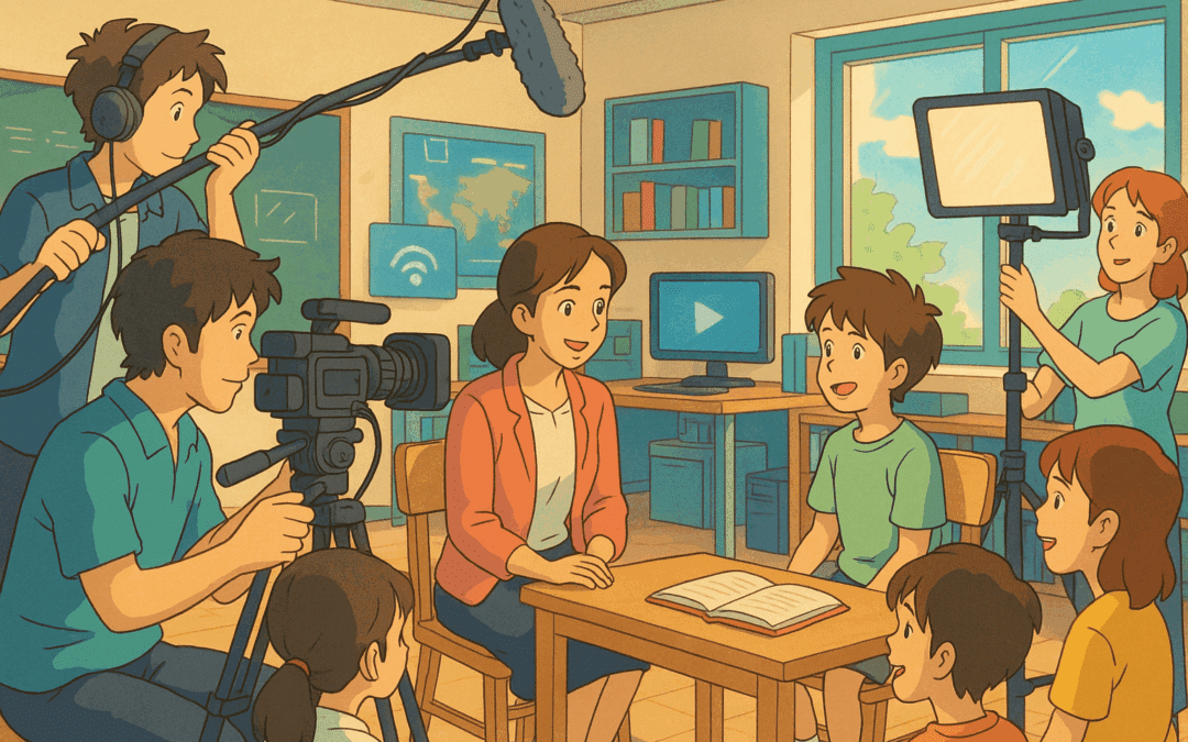 Como fazer gravações profissionais para escolas e valorizar sua comunicação