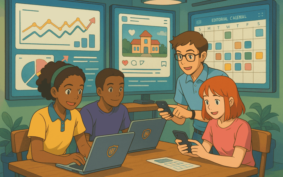 Como cuidar das redes sociais de uma escola: rotina, conteúdo e interação