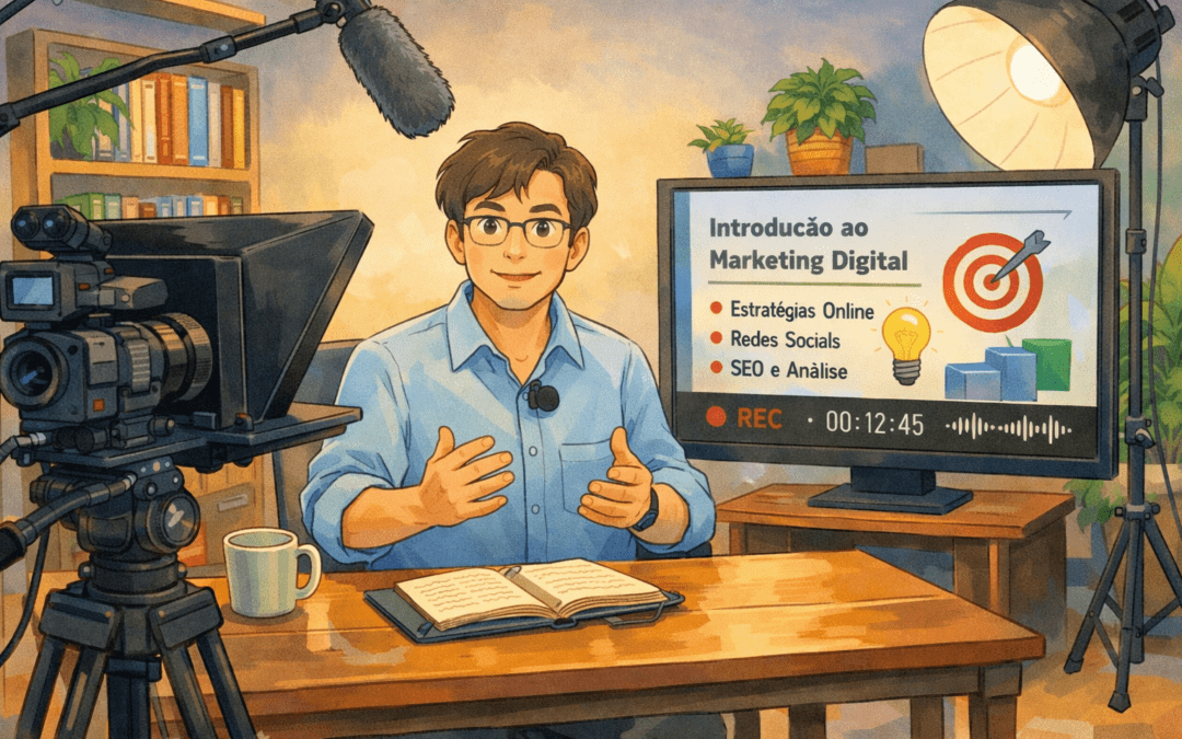 Estúdio Audiovisual em Curitiba para Gravação de Cursos Online