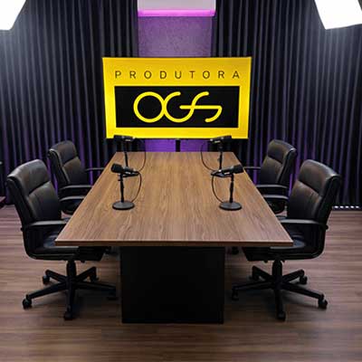 Estúdio de podcast em Curitiba