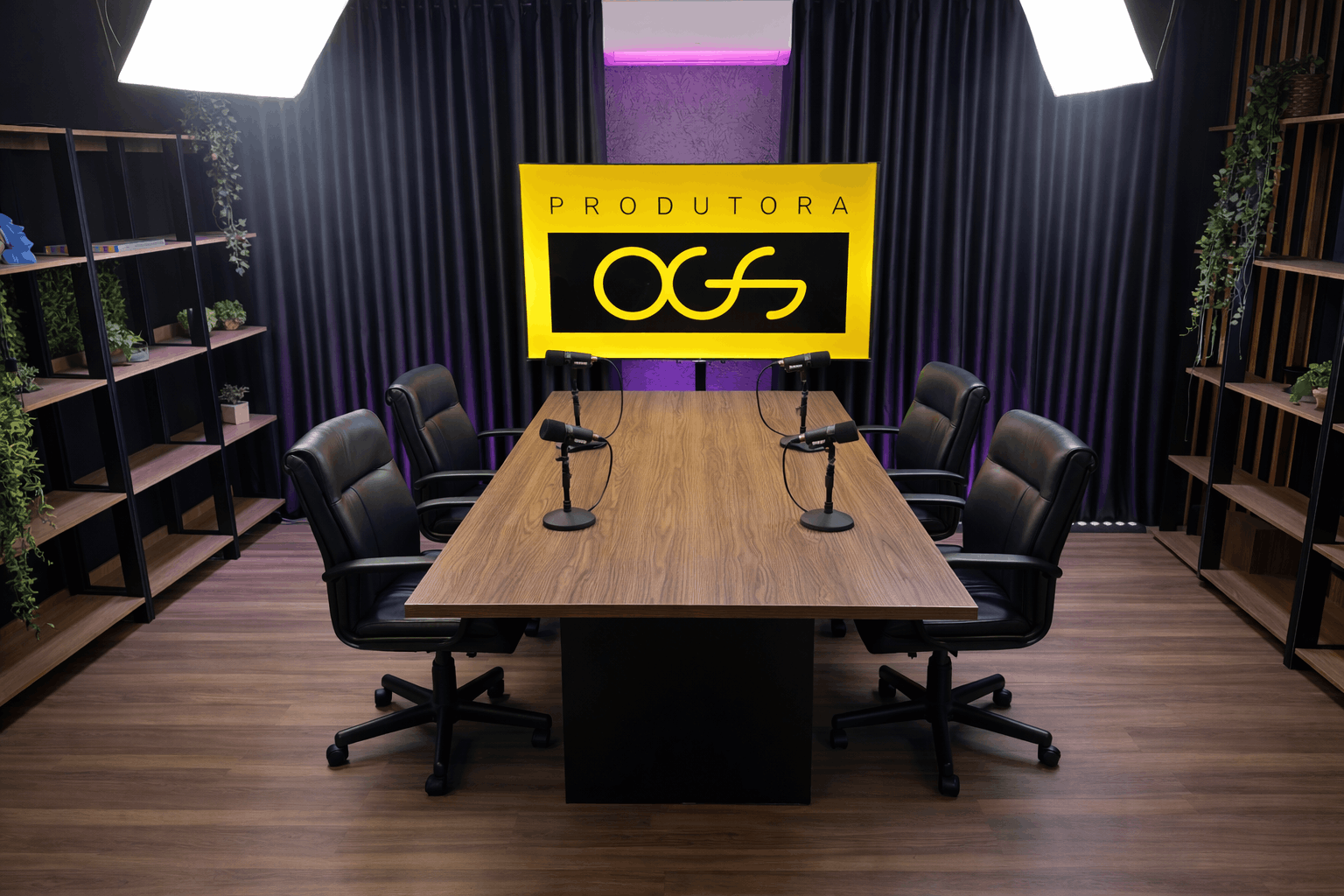 Estúdio de podcast em Curitiba