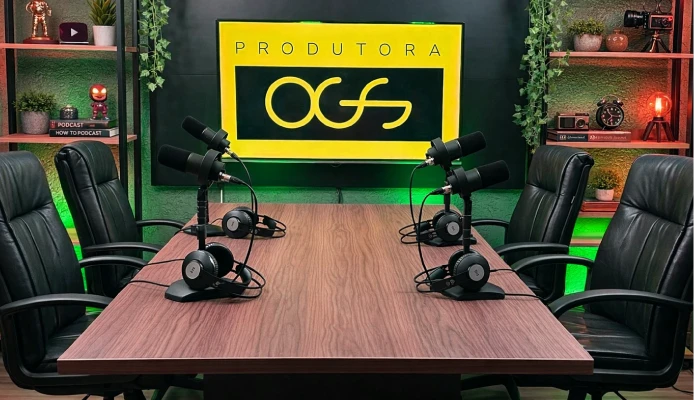 Estúdio de podcast em Curitiba